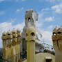 Auf dem Dach der Casa Mila