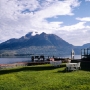 Blick auf den Imbabura vom Lago de San Pablo
