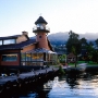 Restaurant und Verwaltung, Hosteria Puerto Lago