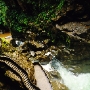 Treppen zum Wasserfall El Pailón del Diablo